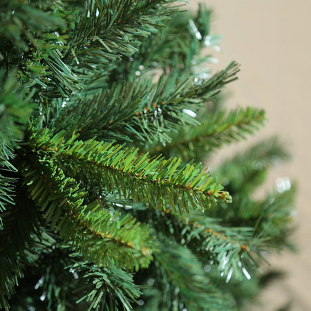Albero di Natale Slim "Verbier" in PVC di altissima qualità effetto realistico