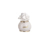 Lampada Marmo Bianco Orchidea Melaverde – Bomboniera Porcellana 10x13 cm