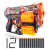 Lanciatore di freccette - ZURU - X-SHOT Dread - Doppia canna rotante - 7 design - Gittata 27 m