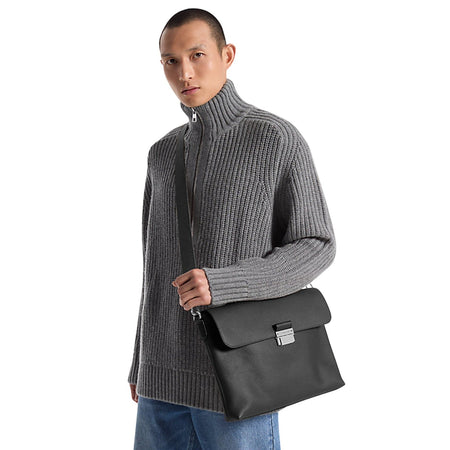 MICHAEL KORS marsupi alla moda - uomo uomo michael kors - pushlock brfcase - nero da uomo