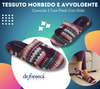 de fonseca Sissy Ciabatte Artistiche da Donna, Pantofole in Cotone, Slippers Comode e Lavabili per Casa