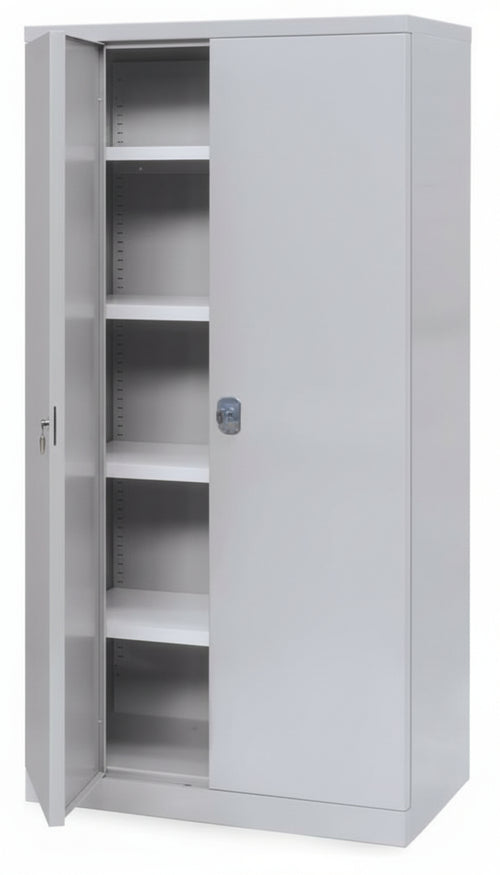 Armadio blindato monoblocco con ante battenti di spessore 12/10 cm. 100x50x200h