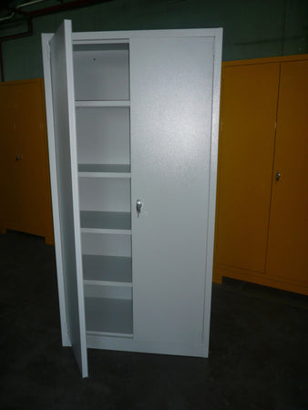 Armadio blindato monoblocco con ante battenti di spessore 12/10 cm. 100x50x200h