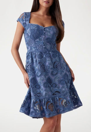 GUESS Abito DOMITILLA EMBRO DRES da donna