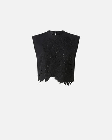 Pinko TRUE COLORS TOP POPELINE RICAMO 25 da donna