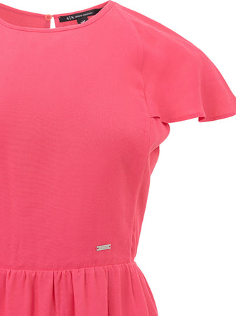 Armani Exchange Mini Abito Fuxia da donna