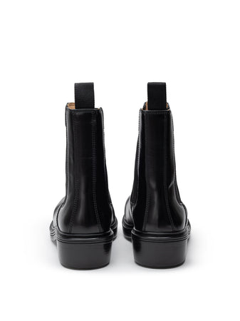 Bottega Veneta Stivaletto Fireman in pelle spazzolata da uomo