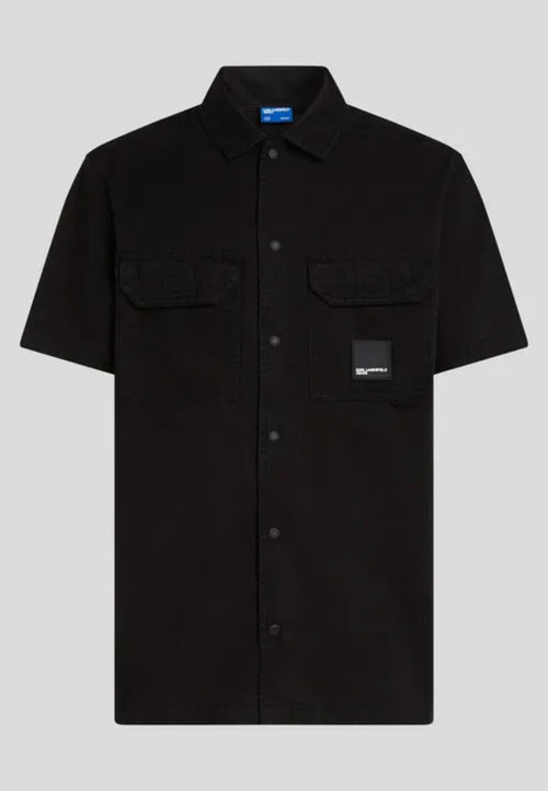 KARL LAGERFELD CAMICIA KLJ SS POCKET SHIRT da uomo