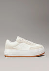 calvin klein Sneakers BOLD FLATF LOW LACE TUMB LTH da donna