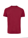 Dolce & Gabbana T-shirt Girocollo in Cotone Bordeaux da uomo