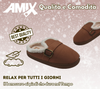 Terranova ciabatte donna invernali con pelo, calde pantofole peluche in memory foam, confort stravolgente