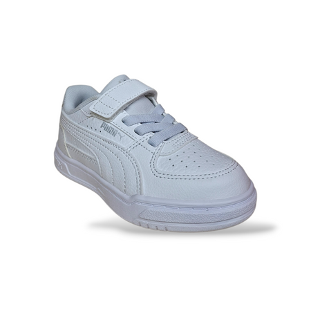 Sneakers bambino PUMA Caven bianco con velcro