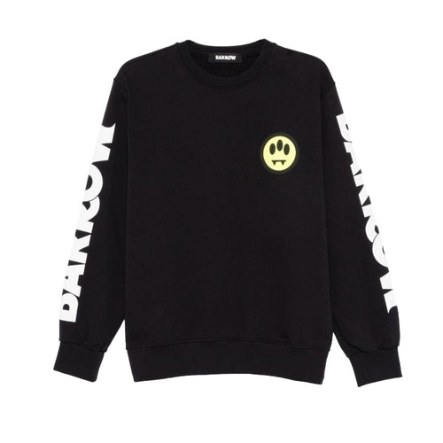 BARROW felpe senza cappuccio unisex barrow - sweatshirt - nero da uomo