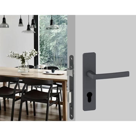 Serratura a mortaio con foro cilindro - YALE - Y60R-A40/N - asse 40mm - cassa 148mm - Porta d'ingresso, locali sensibili - Nero