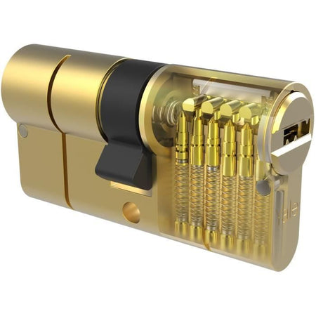 Cilindro serratura sbloccabile YALE - Per porta esterna / d'ingresso - 10 pin - 5 chiavi - 30 x 40 mm