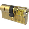 Cilindro serratura sbloccabile YALE - Per porta esterna / d'ingresso - 10 pin - 5 chiavi - 30 x 40 mm