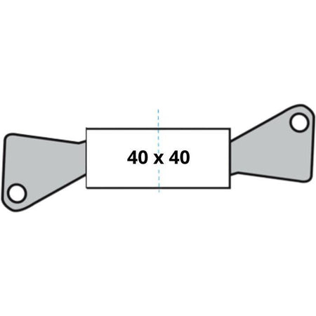 Cilindro serratura sbloccabile YALE - Per porta esterna / d'ingresso - 10 perni - 5 chiavi - 40 x 40 mm