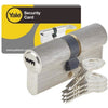 Cilindro serratura sbloccabile YALE - Per porta esterna / d'ingresso - 6 perni - 4 chiavi - 30 x 40 mm