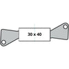 Cilindro serratura sbloccabile YALE - Per porta esterna / d'ingresso - 6 perni - 4 chiavi - 30 x 40 mm