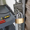 Lucchetto di sicurezza a martello - YALE - Y2B/80/138/1 - Ottone 80 mm - Arco in acciaio cementato - 3 chiavi