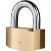 Lucchetto di sicurezza a martello - YALE - Y2B/80/138/1 - Ottone 80 mm - Arco in acciaio cementato - 3 chiavi
