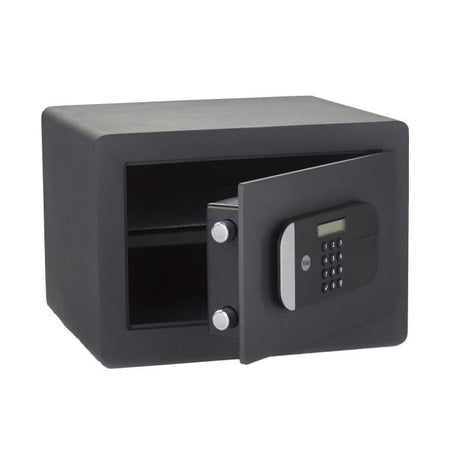 YALE Cassaforte di alta sicurezza con serratura elettronica (certificata SKG), dimensioni domestiche H.25 x L.35 x P.30 cm (18,6 L)