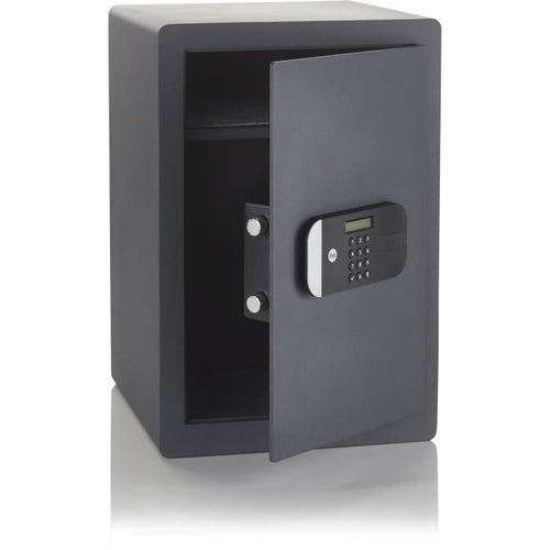 YALE Cassaforte di alta sicurezza con serratura elettronica (certificata SKG), dimensioni professionali H.52 x L.35 x P.36 cm (49,8 L)