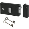 Serratura orizzontale da parete con quadro - YALE - YAH36D - Kaki - 2 Chiavi - Versione Destra