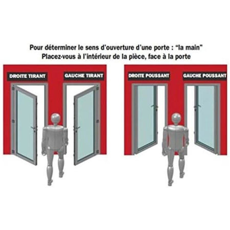 Serratura orizzontale da parete con quadro - YALE - YAH36D - Kaki - 2 Chiavi - Versione Destra