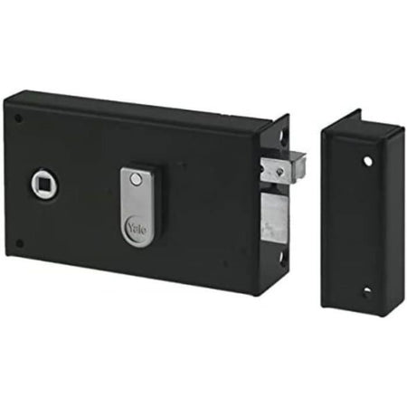 Serratura orizzontale da parete con quadro - YALE - YAH36D - Kaki - 2 Chiavi - Versione Destra