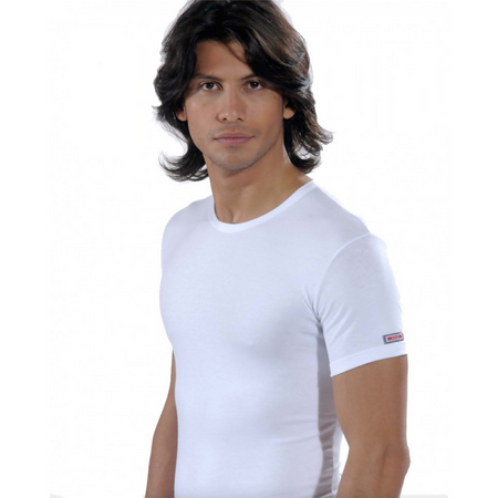 Senc maglietta elasticizzata per uomo (scollo a giro) art. 14