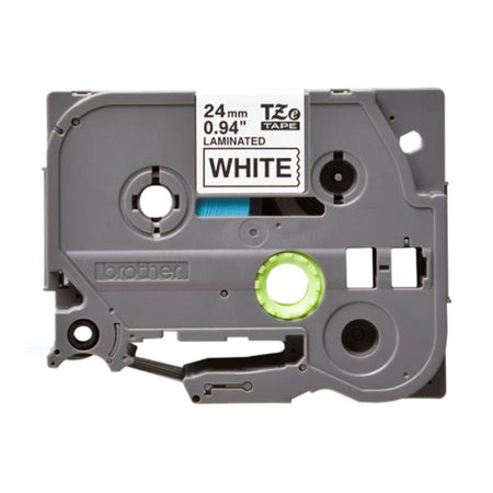 BROTHER NASTRO LAMINATO DA 24MM (8M) NERO/BIANCO