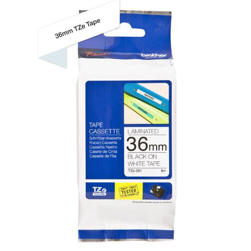 TZE261 36MM BLACK ON WHITE