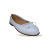 Ballerine Bambina PANYNO Bianco Pelle con Elastico – Scarpe Cerimonia Eleganti Tg 30-40