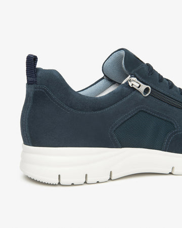 NeroGiardini Uomo sneakers in camoscio e tela