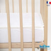 Yoopidoo - Materasso Baby Climatizzato - 60x120 cm - 1 lato estivo fresco / 1 lato invernale imbottito - Senza trattamento chimico