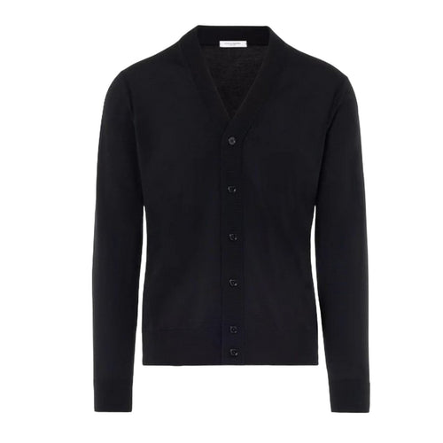 PAOLO PECORA cardigan uomo paolo pecora - maglia cardigan - nero da uomo