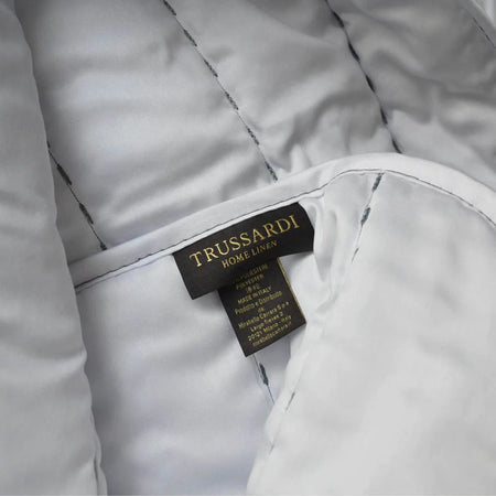 Trapuntino Matrimoniale Trussardi Seam Line 270x260 cm Raso di Cotone