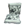 Coprisedia 40x40 Preziosa Rugiada Cotone e Lino con Frill