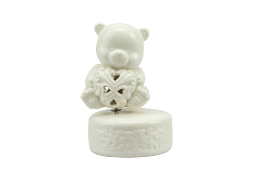 Matrimonio Harmony Carillon orsetto traforato bianco Porcellana