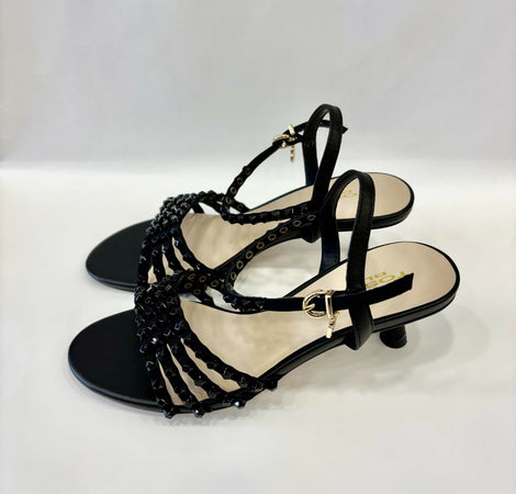 ToscaBlu Donna Sandalo in pelle con borchie