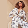 Kimono Donna Gisela Stampato – Effetto Raso con Stampa Giaguaro