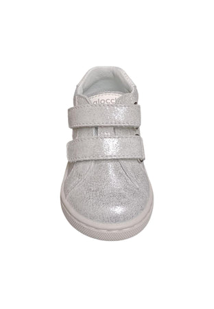Scarpe sneakers Bambine balocchi MINI  bianco-argento velcro