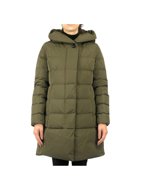 Woolrich giubbini donna woolrich - puffy prescott parka - verde da donna
