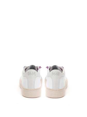 P448 Sneaker Thea in pelle Bianca da donna