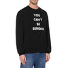 MOSCHINO COUTURE felpe senza cappuccio uomo moschino couture - felpa - nero da uomo