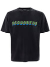 DSQUARED2 T-Shirt Over con Logo Dsquared2 da uomo