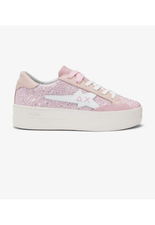 SUN68 Sneakers BIG KATY GLITTER da donna