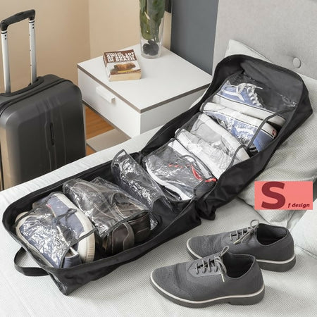 borsa valigia da viaggio per scarpe 12 paia uomo donna salva spazio aereo