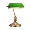 Lampada Da Tavolo Moderno Kiwi Metallo Ottone Vetro 1 Luce E27 40W